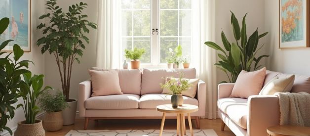 Wiosenne trendy w aranżacji salonu: kolory, materiały i dodatki